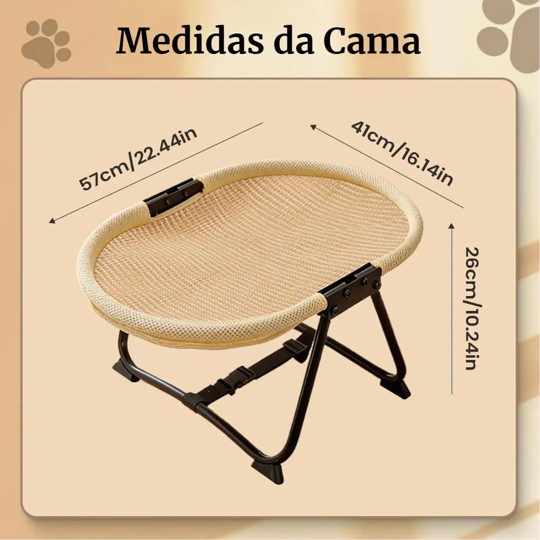 Cama Elevada Portátil | SkyBed Pet™