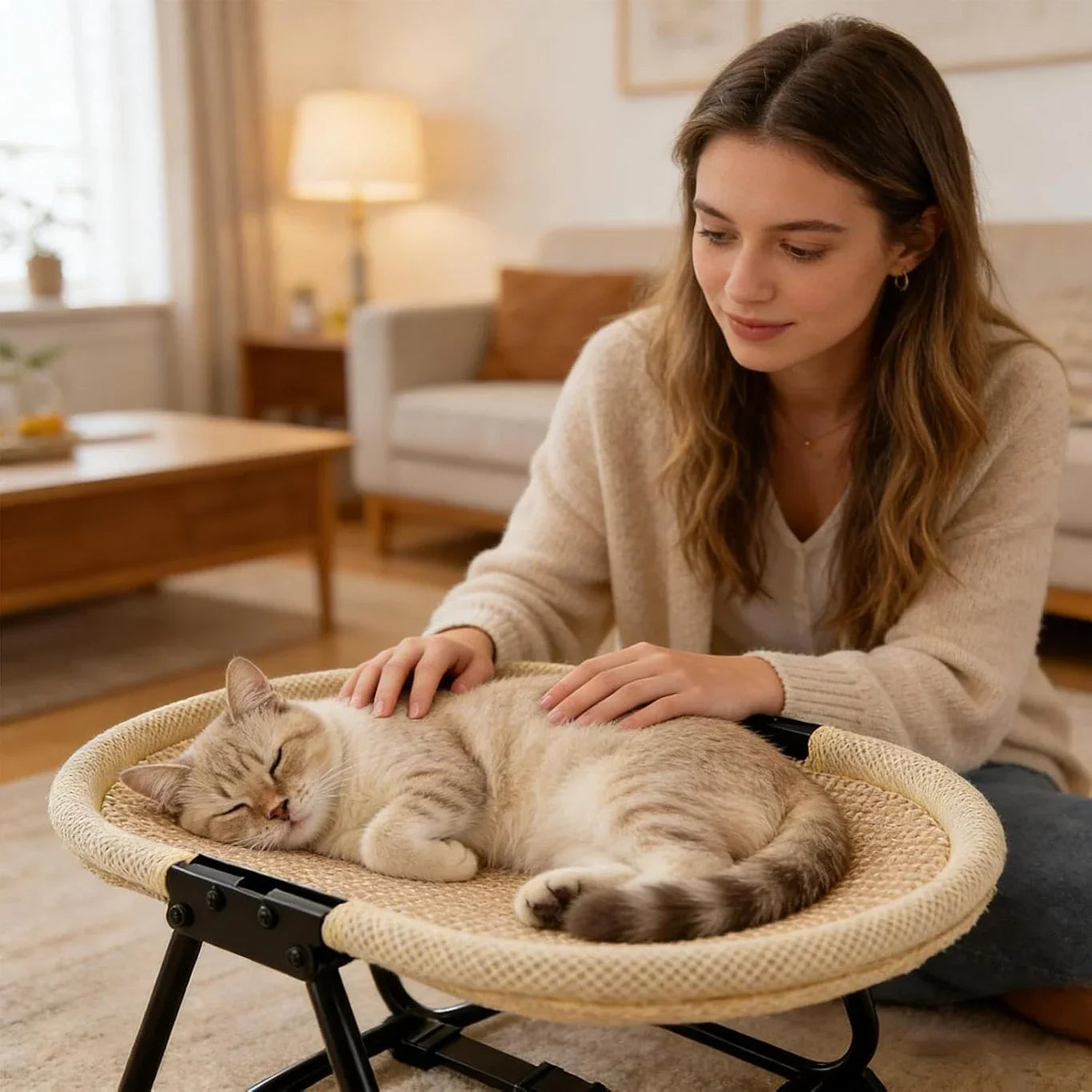 Cama Elevada Portátil | SkyBed Pet™